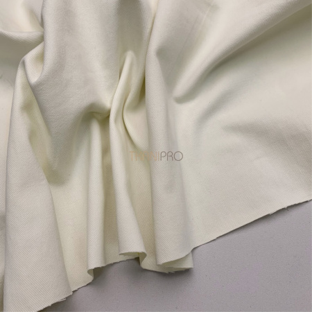 Хлопок твил плотный, арт. IKM3001-3 цвет молочный ванильный