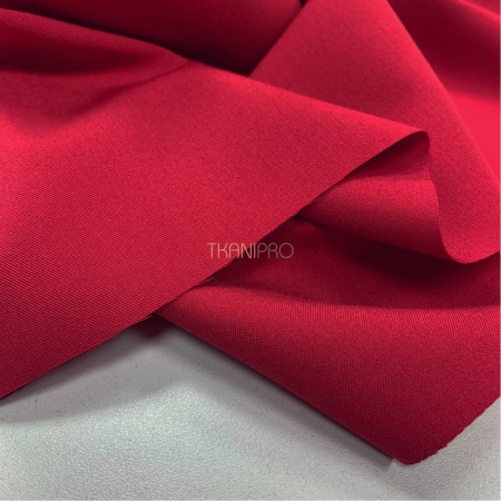 Костюмная ткань с вискозой красная, арт. K1938-27