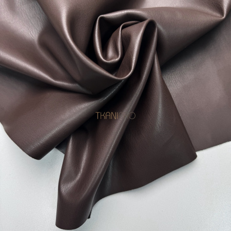 Искусственная кожа на замше цвет коричневый, арт. OW9004-18