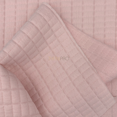 Трикотаж Капитоне цвет розовый, арт. TL1272-2 Трикотаж Капитоне цвет розовый, арт. TL1272-2