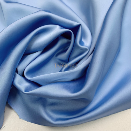 Сатин вискоза, арт. SK2002-6 цвет голубой