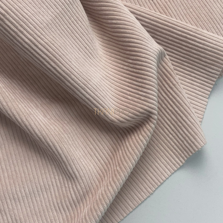 Вельвет ткань цвет розовый пудровый, арт. KV5350-2