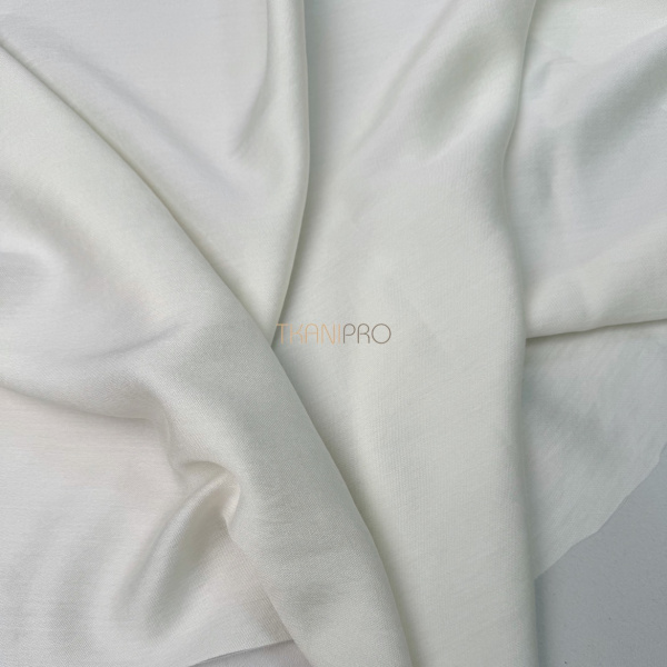 Вискоза плательная с шерстью цвет молочный, арт. LB5001-3