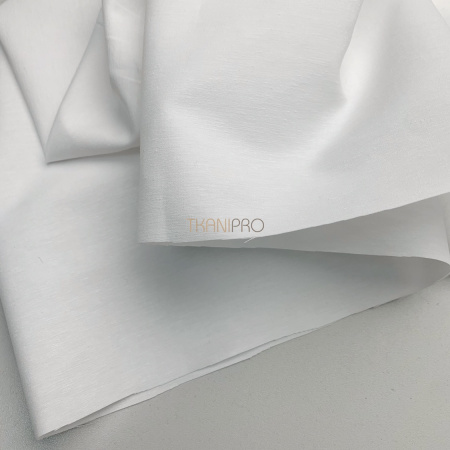 Ткань для брюк карго с жатым крэш эффектом, арт. PL9946-1 цвет белый