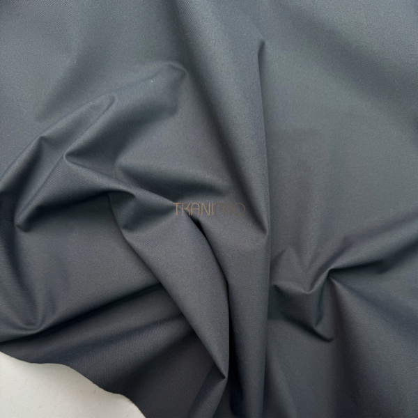 Плащевая ткань на мембране цвет графит, арт. PL0001-36