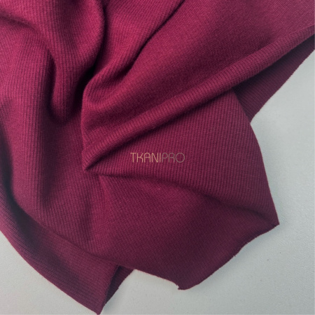 Трикотаж кашкорсе, арт. DW1201-50 цвет бордовый