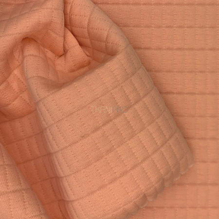 Трикотаж Капитоне, арт. ТL1272-3 цвет оранжевый Трикотаж Капитоне, арт. ТL1272-3 цвет оранжевый