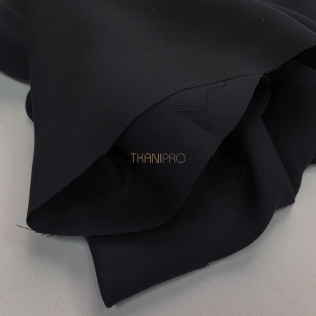 Вискоза плательная, арт. BK3013-6 цвет черный метеорит