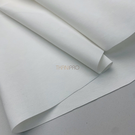 Ткань для брюк карго с жатым крэш эффектом, арт. PL9954-1 цвет молочный