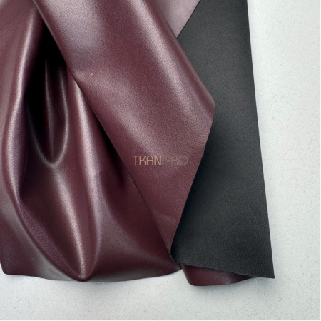 Искусственная кожа, арт. O2418-6 цвет бордовый