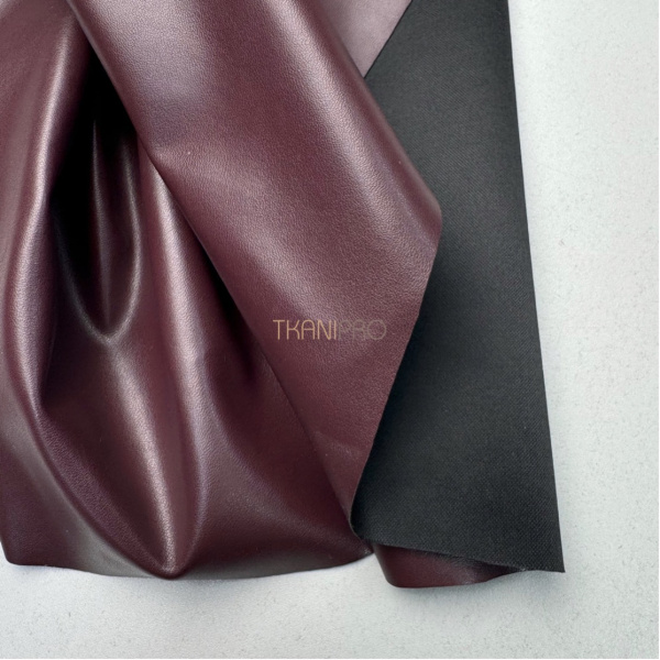 Искусственная кожа, арт. O2418-6 цвет бордовый