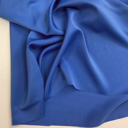Отрез 1м. Креп сатин,  арт. SK4023-15 цвет синий электрик