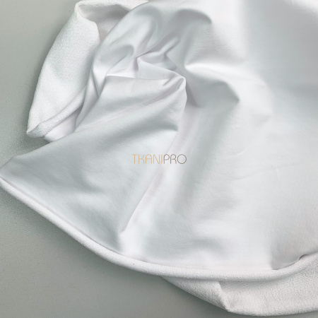 Футер 2 нитка петля, арт. DF3710-5 цвет белый Футер 2 нитка петля, арт. DF3710-5 цвет белый