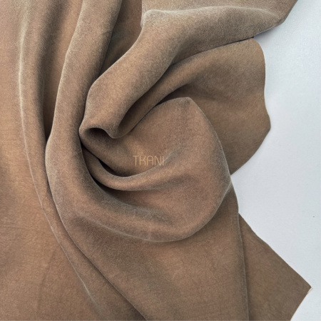 Вискоза софт крэш цвет коричневый, арт. KM3025-9