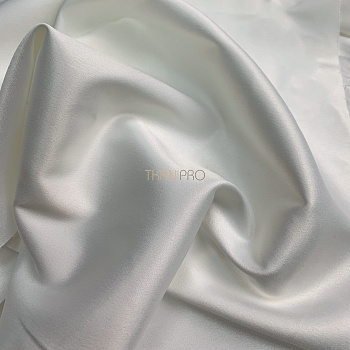 Мерные лоскуты Атлас плотный цвет молочный, арт. A2098-14