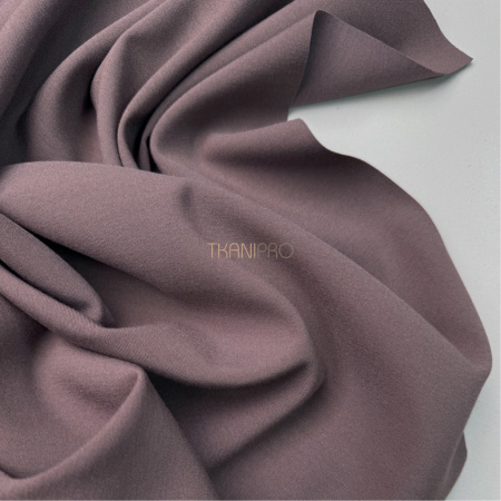 Костюмная ткань с вискозой цвет кофейный сиреневый, арт. K1945-6