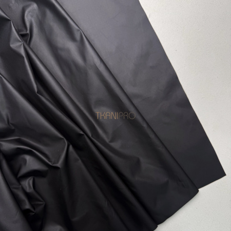 Ткань плащевая дюспо цвет черный, арт. PL2120-86