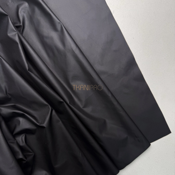 Ткань плащевая дюспо цвет черный, арт. PL2120-86