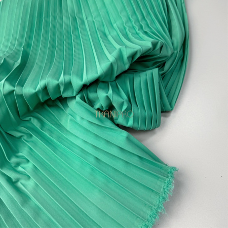 Плиссе параллельная складка 1-1 см, арт. PLS3110-58 цвет  аквамарин зеленый