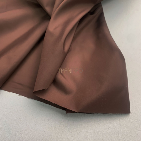 Ткань плащевая дюспо матовая, арт. PL2282-82 цвет коричневый ореховый