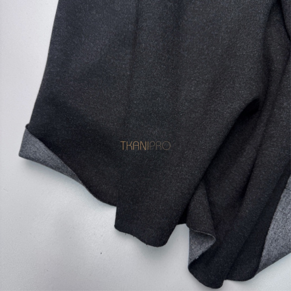 Трикотаж с шерстью цвет черный, арт. WD7001-9