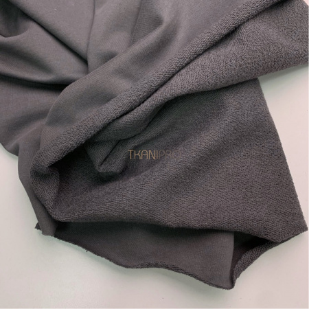 Футер 3 нитка петля хлопок цвет серый графит, арт. DF2150-13