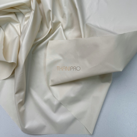 Ткань плащевая тонкая цвет кремовый, арт. PL2291-15