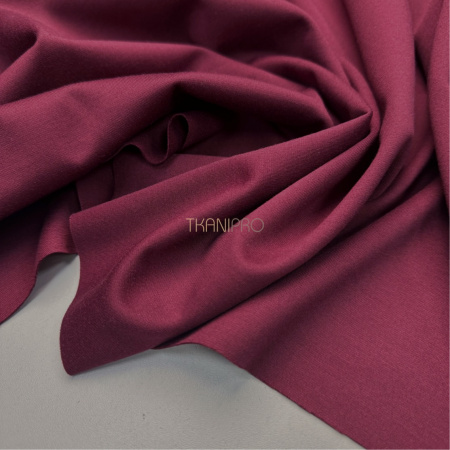 Отрез 0,9м. Трикотаж Джерси, арт. D1950-15 цвет бордовый