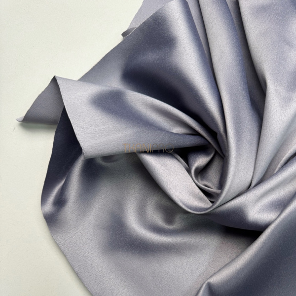 Атлас плотный цвет серый, арт. A2098-7