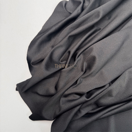 Холодное масло ткань цвет черный, арт. MD3009-3