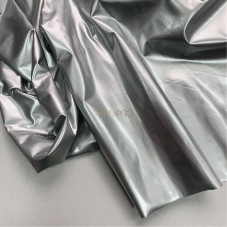 Лаковая кожа цвет серебро, арт. YL1931-1