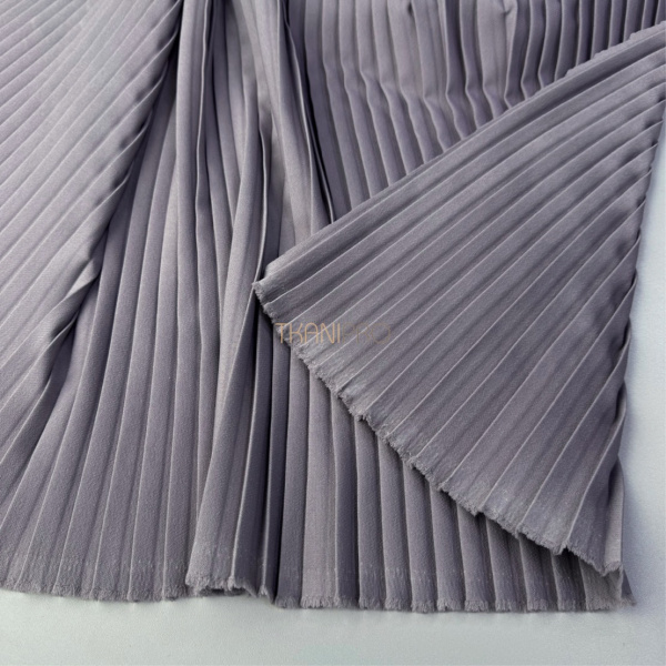 Плиссе параллельная складка 1-1 см, арт. PLS3110-23 цвет серый антрацитовый