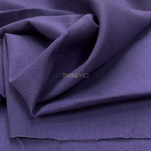 Ткань лён с вискозой цвет фиолетовый, арт. L2148-53