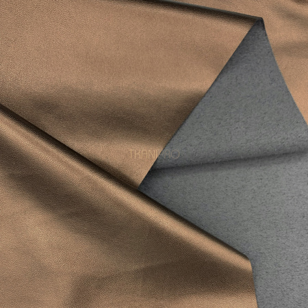 Ткань кожа искусственная бронзовая, арт. OL1028-16