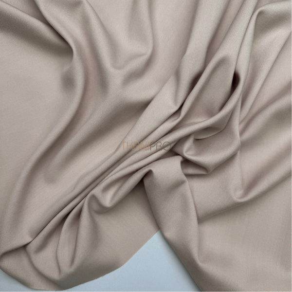 Костюмная поливискоза твил цвет бежевый, арт. KL2053-10