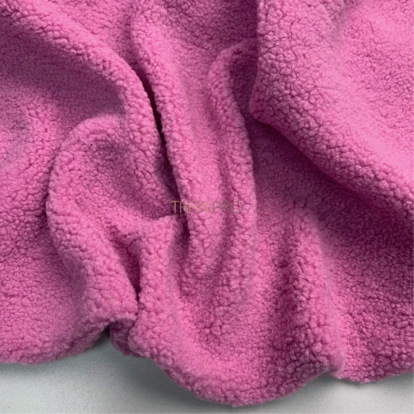 Мех барашек, арт. WF3042-28 цвет розовый барби
