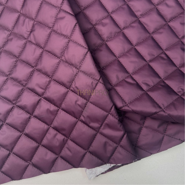 Стеганая ткань на синтепоне цвет фиолетовый, арт. PS2120-88