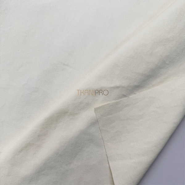 Хлопок твил плотный  цвет ванильный, арт. IKM3005-3