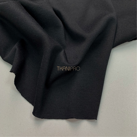 Трикотаж вискоза с эластаном, арт. TM3122-7 цвет черный