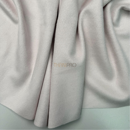 Пальтовая шерсть с ворсом цвет молочный лунный, арт. IKC3210-1