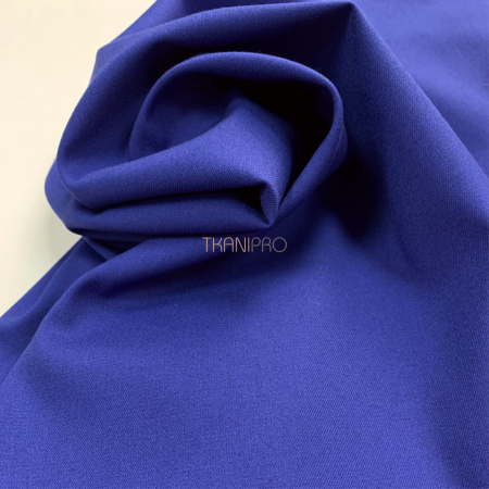 Костюмная ткань цвет синий электрик, арт. KL2049-16