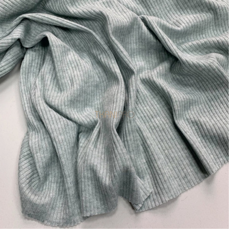 Трикотаж в рубчик цвет мятный, арт. WD3105-8