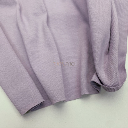 Трикотаж кашкорсе, арт. DW1201-3 цвет серый лавандовый