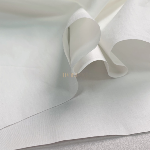 Хлопок сатин рубашечный, арт. CN2162-1 цвет белый молочный
