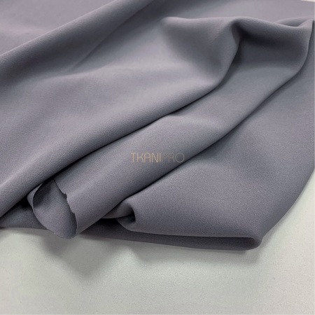 Костюмная плательная ткань Барби, арт. KB1933-23 цвет серый антрацитовый