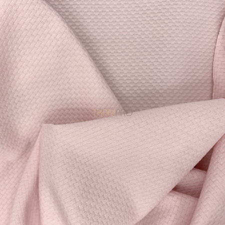 Трикотаж стрейч фактурный, арт. DA1269-1 цвет розовый