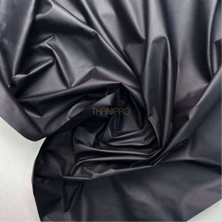 Ткань плащевая дюспо цвет черный, арт. PL2120-86