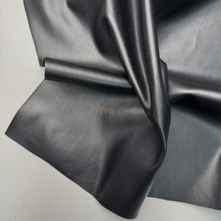 Искусственная кожа на замше цвет черный, арт. OW1941-1