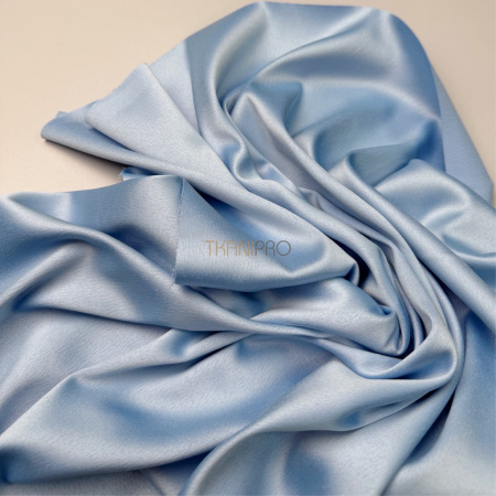 Атлас плотный цвет голубой, арт. A2098-15