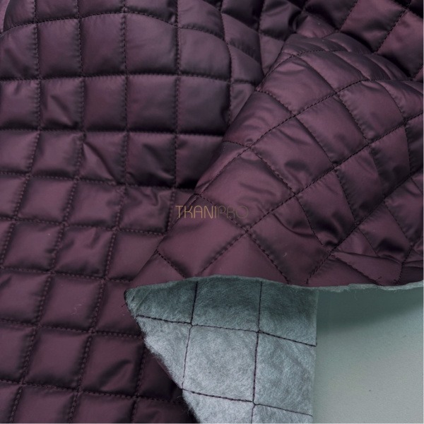 Стеганая ткань на синтепоне цвет фиолетовый, арт. PS2120-88